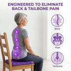 Advanced Klyvis Back, Sciatica & Period Relief Cushion