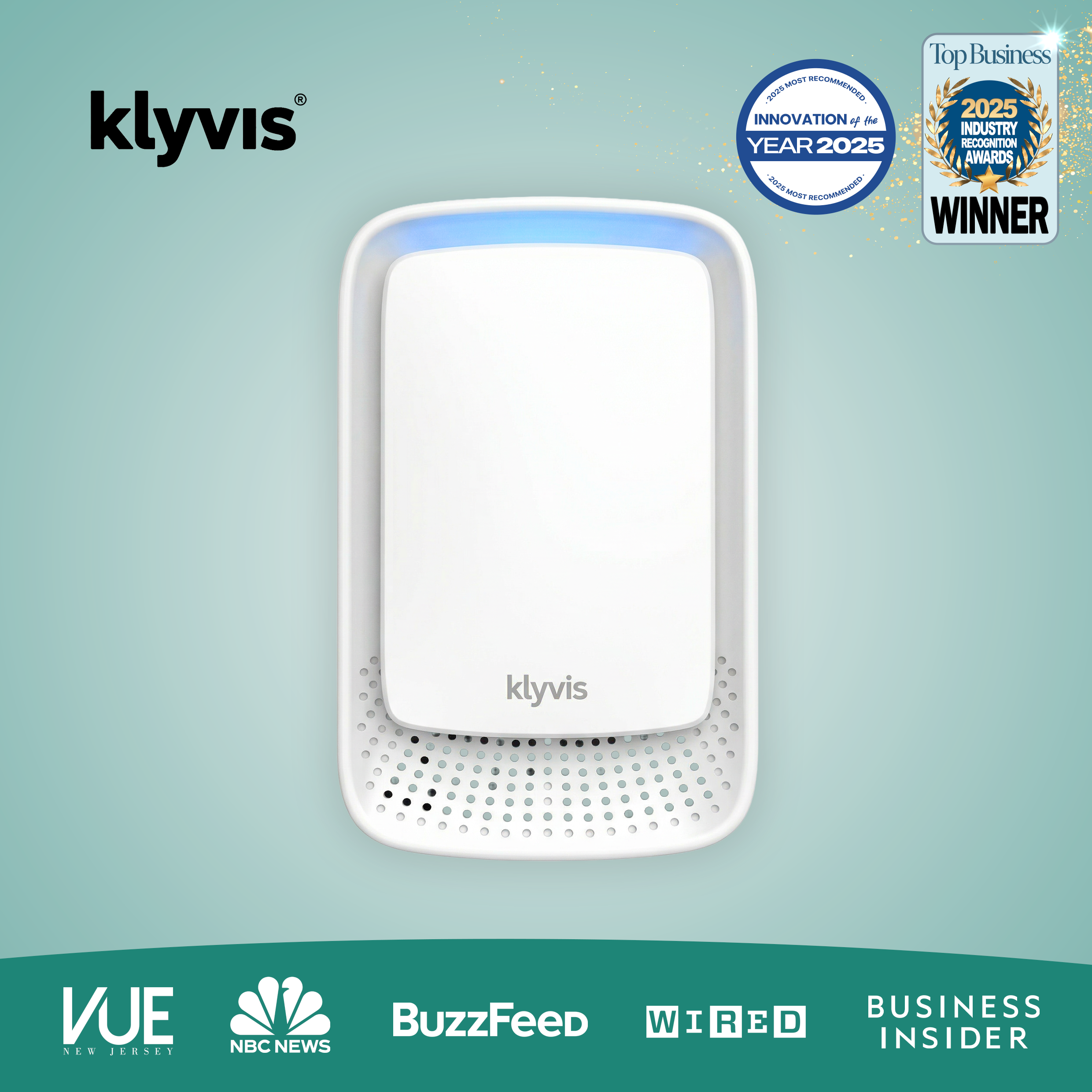 KlyvisClean™ Ultrasonic Dust & Allergy Purifier - Zero Filters