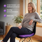 Klyvis™ Gel-Sitzkissen zur Entlastung bei Rücken- und Kreuzschmerzen